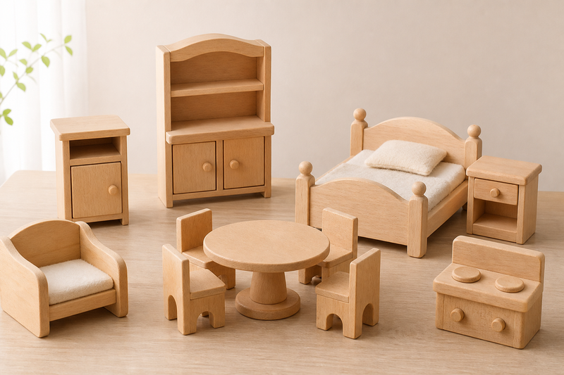 Wooden Dollhouse Furniture for Toy Wholesalers