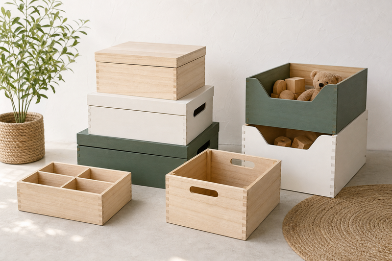 Wooden Desk Organizers for Stationery Brands