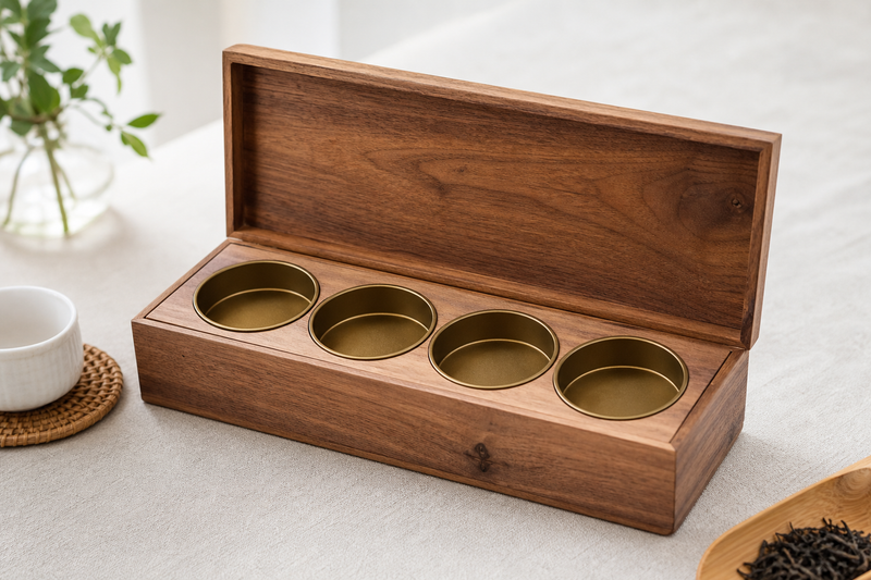 Magnetic Tea Tin Gift Case