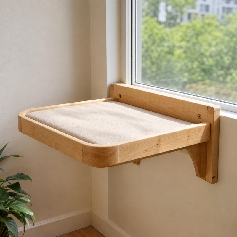 Raised Cat Window Perch