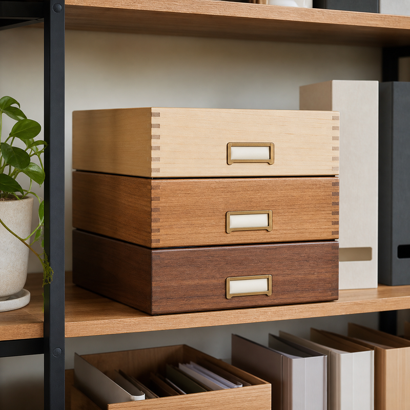 Stackable Document Box Set