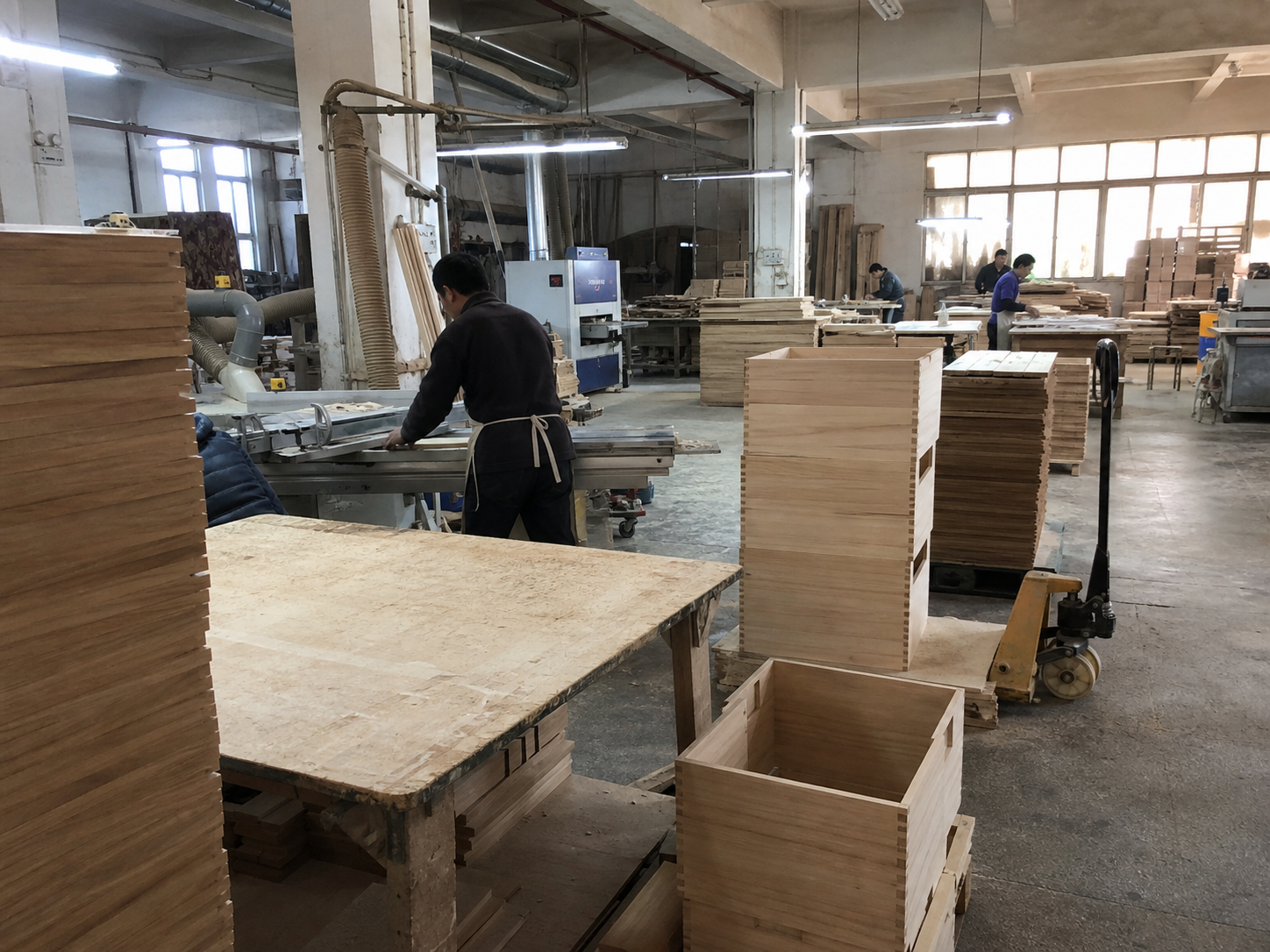 CHUANRUI wood products production workshop