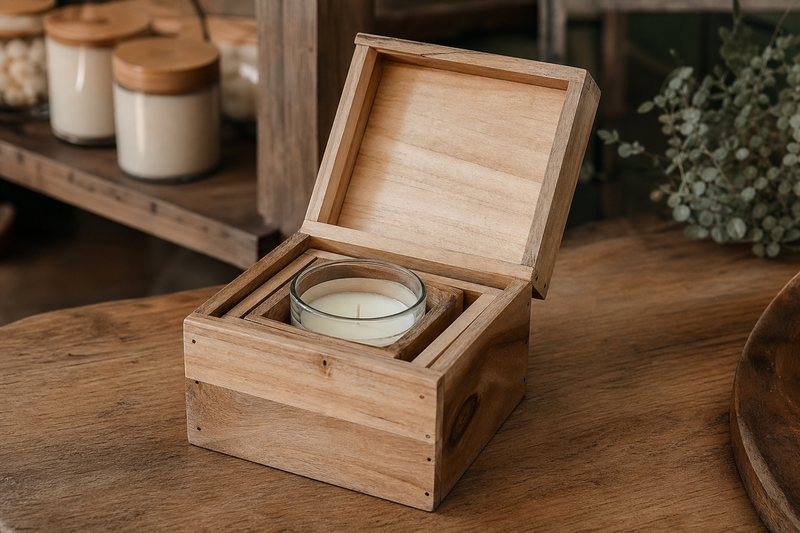 Nestable Candle Presentation Box
