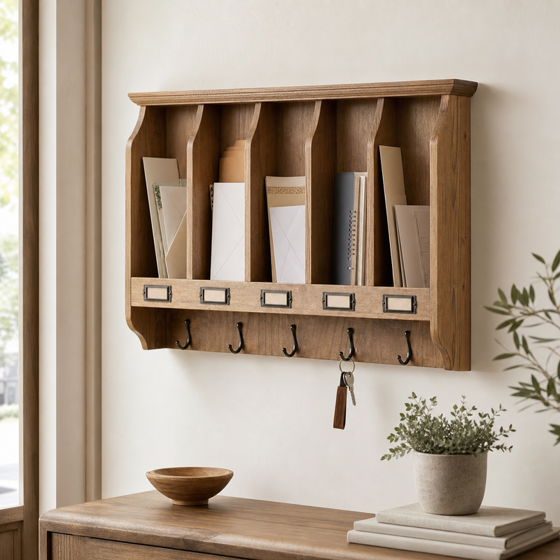 Wall-Mounted Mail Sorter