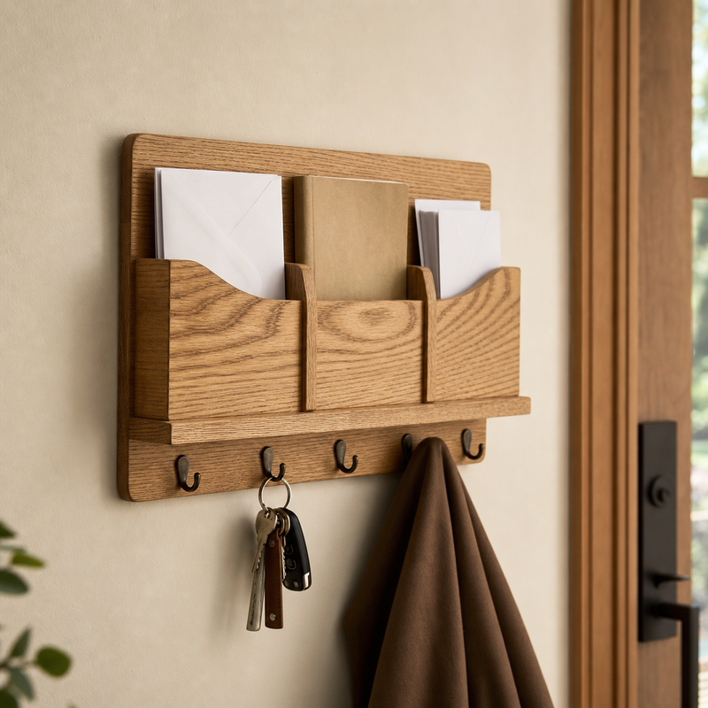 Wall-Mounted Mail Sorter