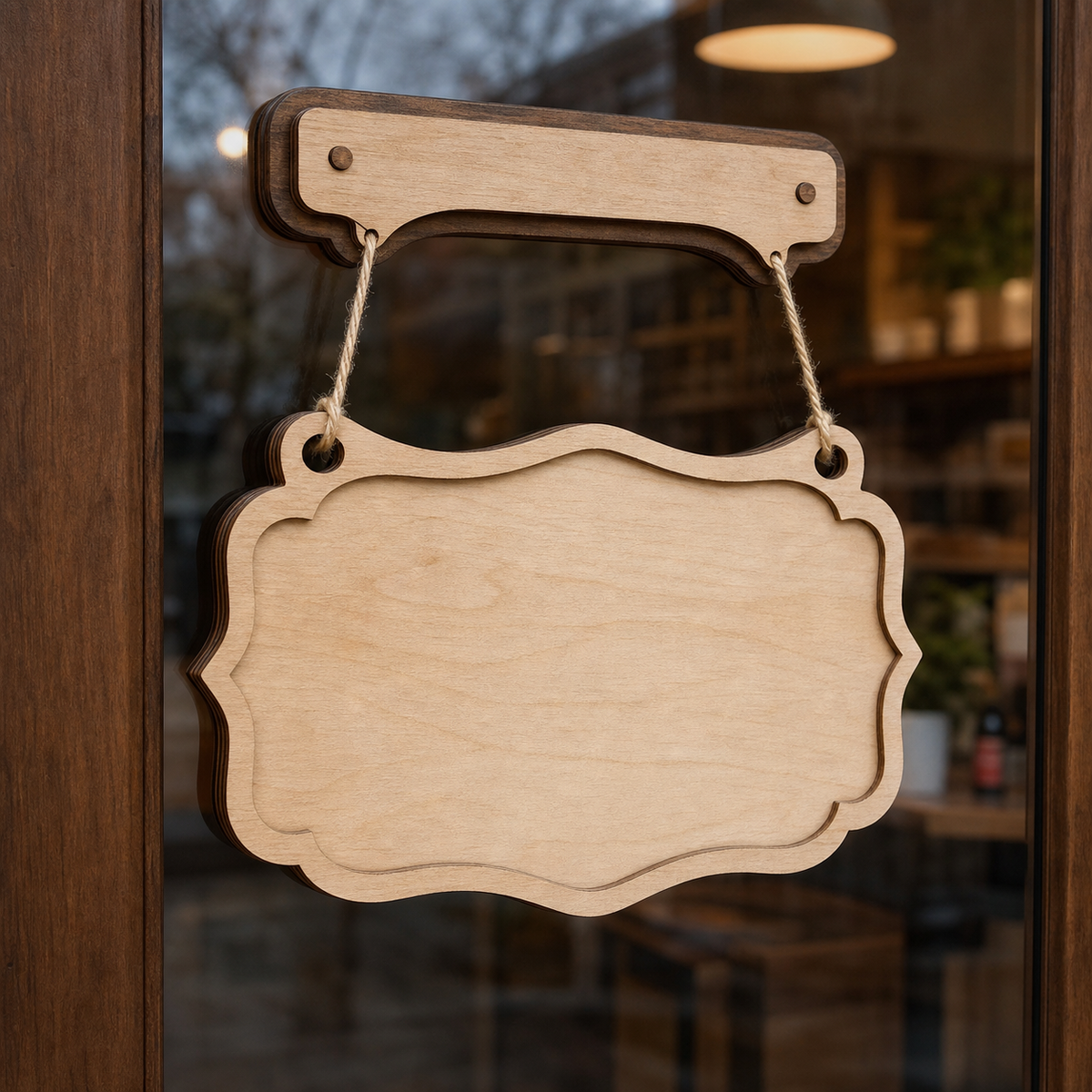 Hanging Window Open Sign - CHUANRUI custom wood product