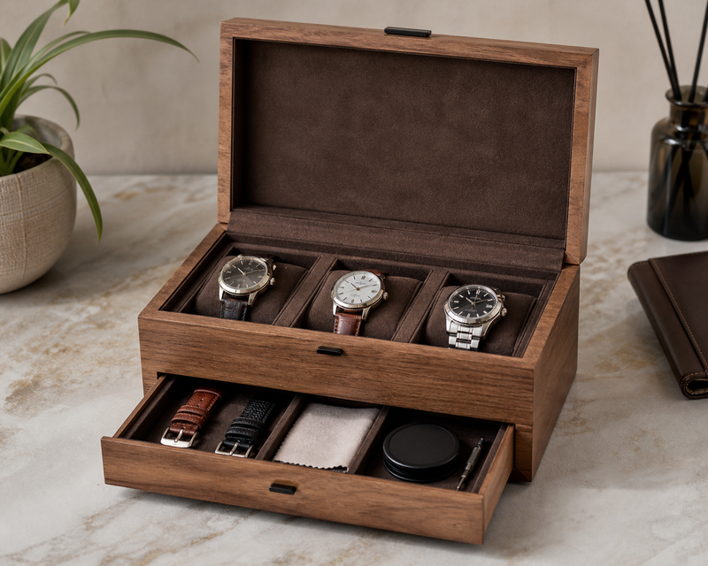 Two-Tier Watch Gift Box