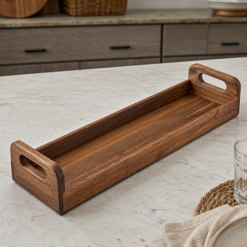 Long Bottle Service Tray