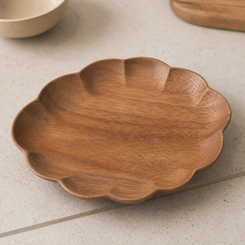 Scalloped Dessert Plate