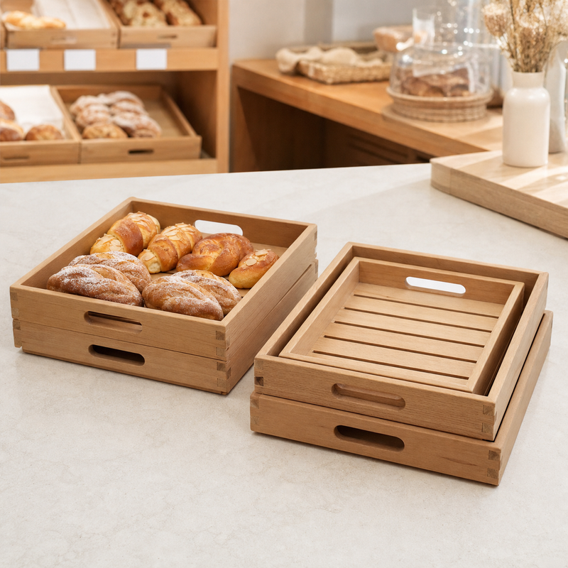 Stackable Bakery Display Tray