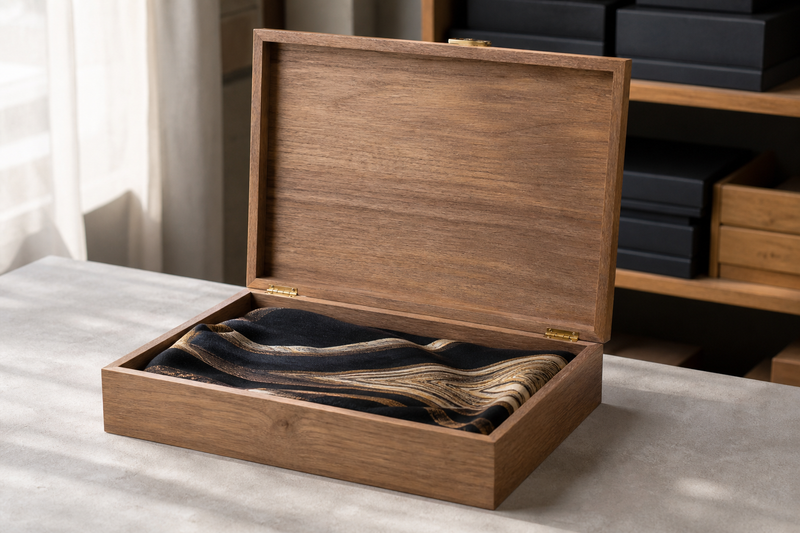 Hinged Scarf Presentation Box