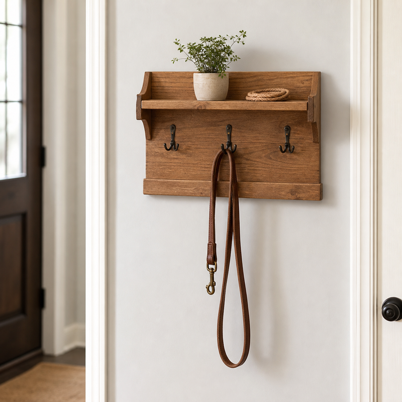 Pet Leash Entryway Station