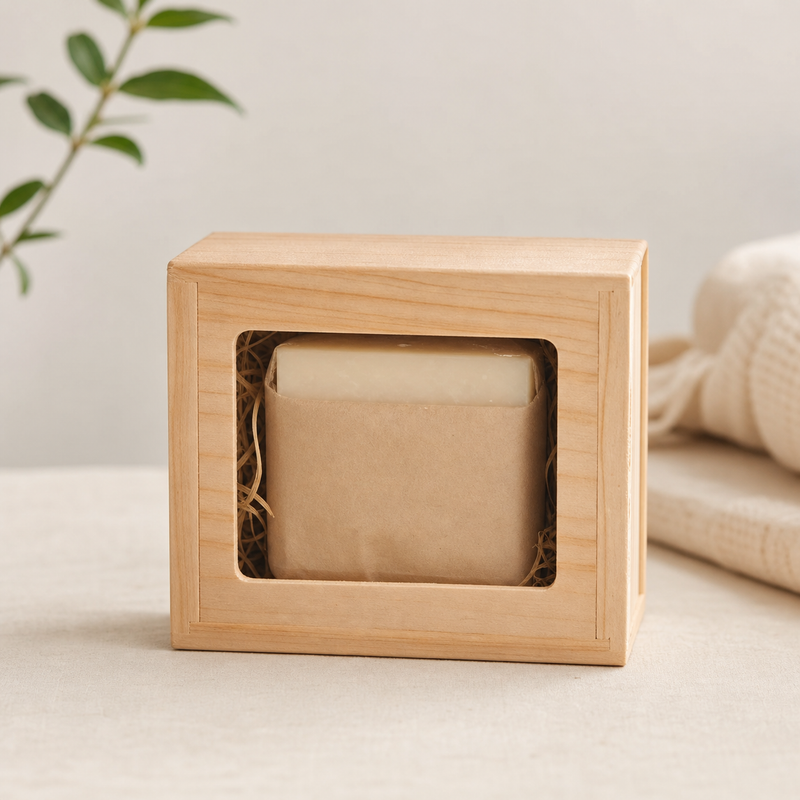 Windowed Artisan Soap Box