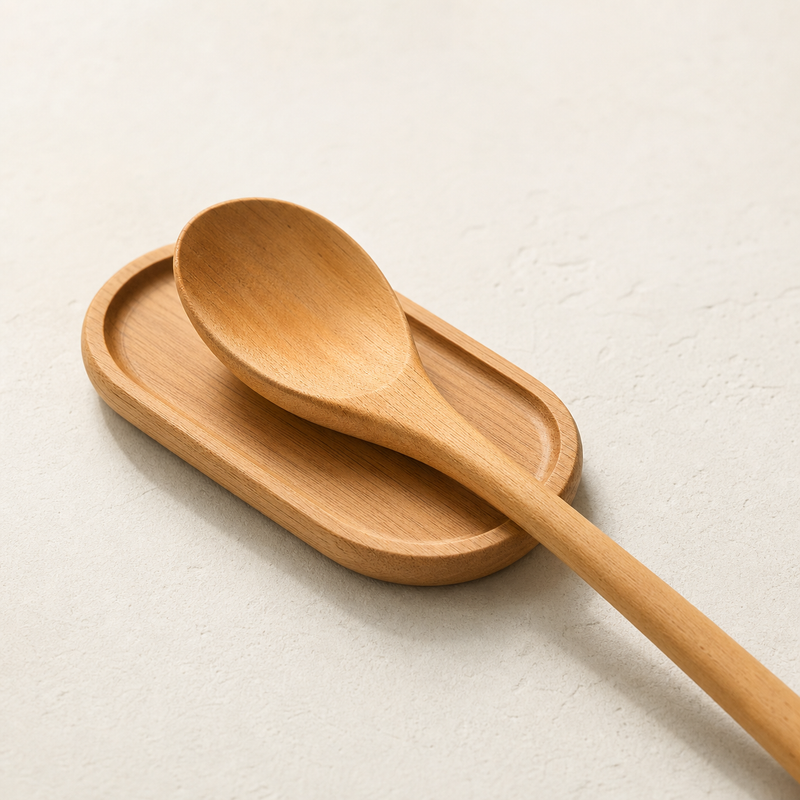 Drip-Groove Utensil Rest