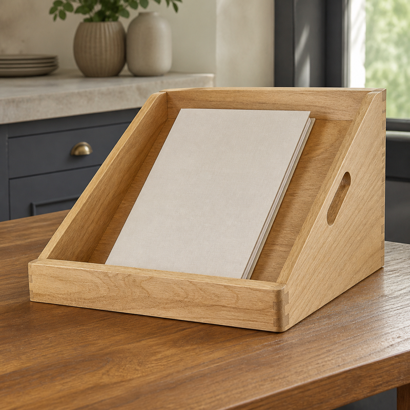 Sloped Book Display Tray
