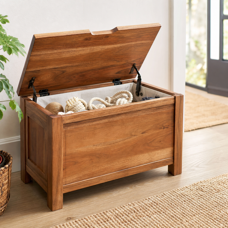 Dog Toy Storage Bench
