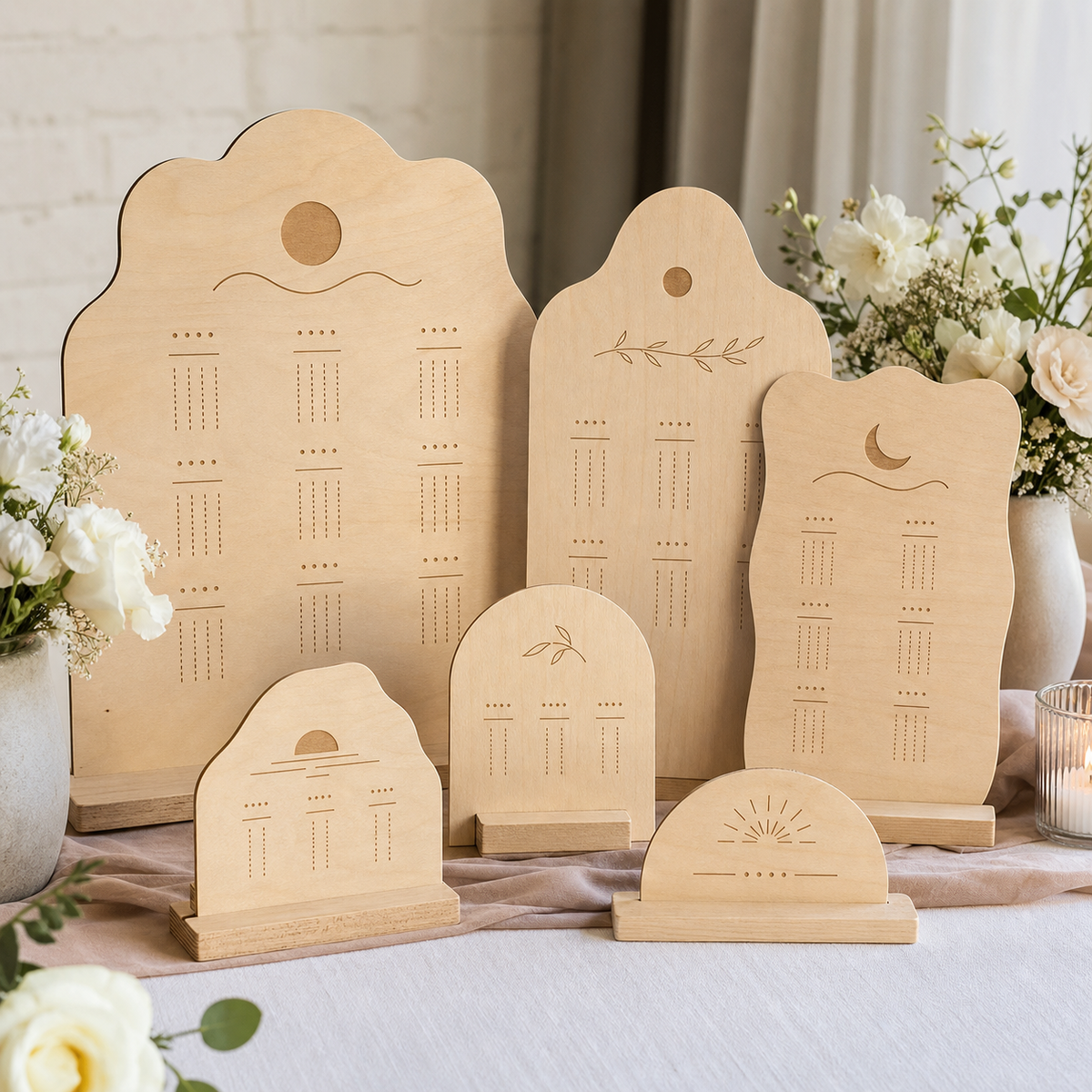 Wedding Seating Sign Set - CHUANRUI custom wood product