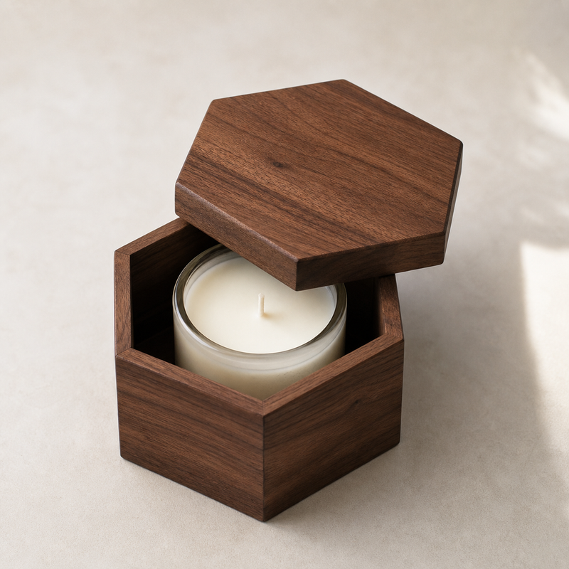 Hexagonal Candle Presentation Box