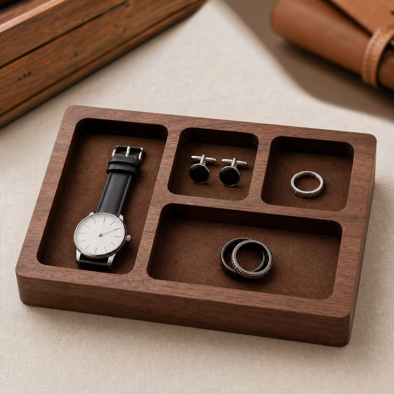 Watch and Accessory Presentation Tray