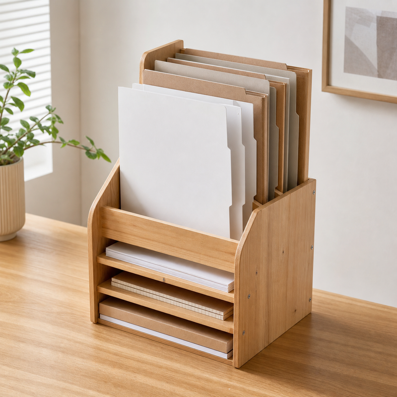 Vertical File Rack