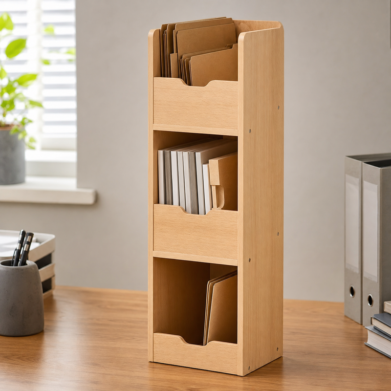 Vertical File Rack