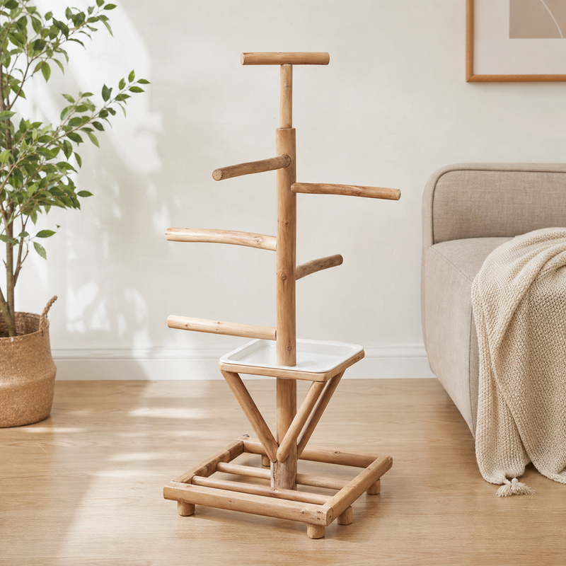 Freestanding Bird Perch Stand