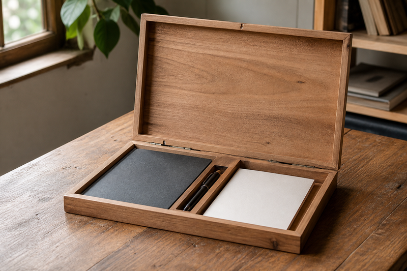 Hinged Stationery Gift Box