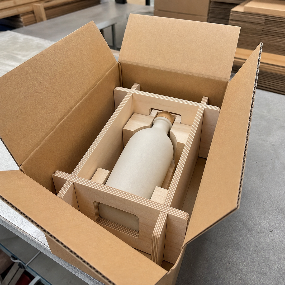 Protective Mailer Insert Case - CHUANRUI custom wood product