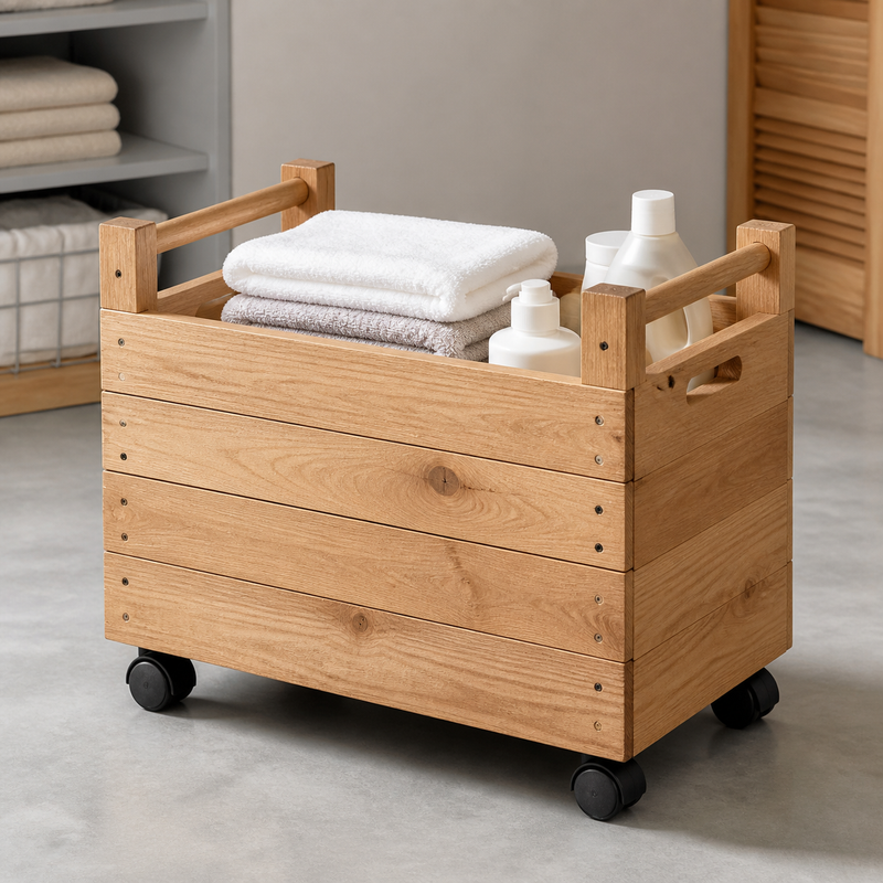 Rolling Utility Crate
