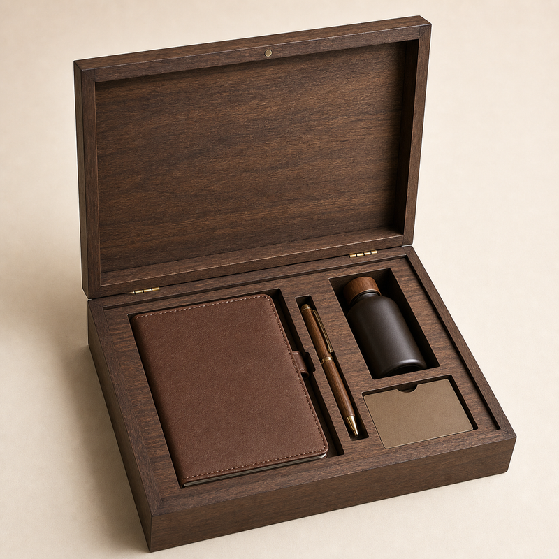 Multi-Compartment Corporate Gift Case