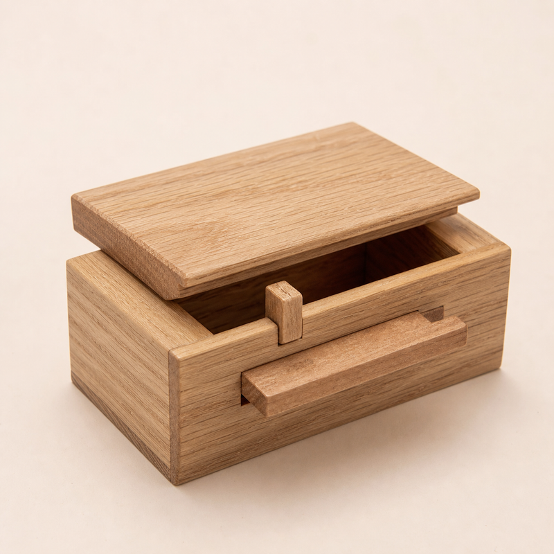 Puzzle-Lock Keepsake Box
