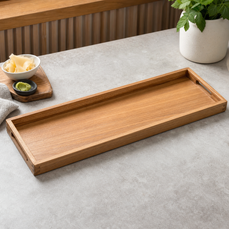 Rectangular Sushi Service Tray