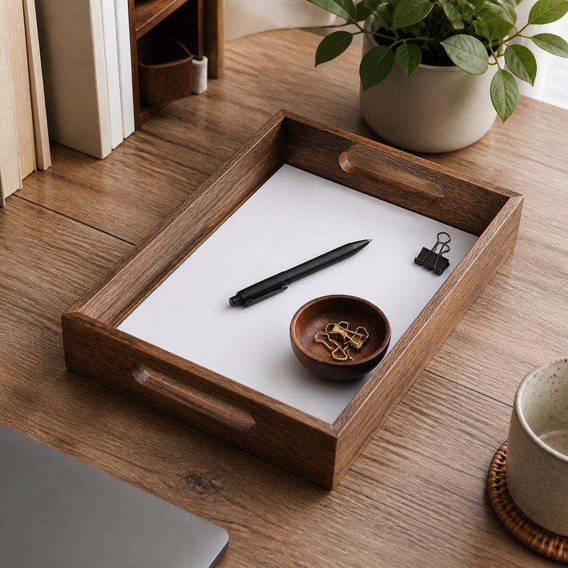 Desk Document Catchall Tray