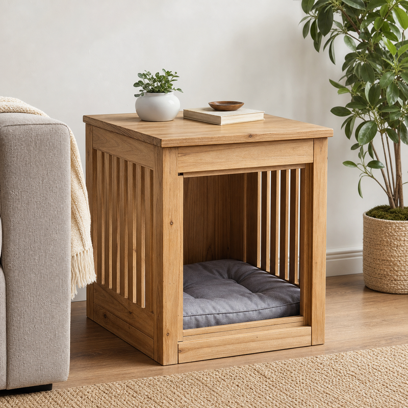 Puppy Crate Side Table