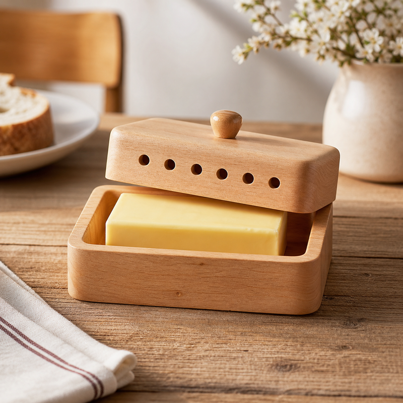Butter Dish with Ventilated Lid
