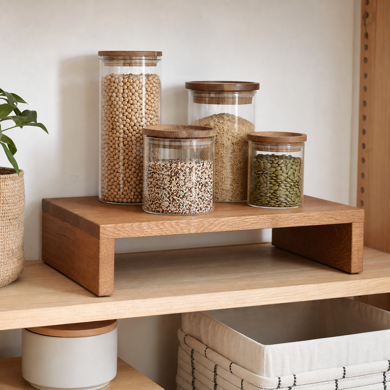 Pantry Canister Shelf