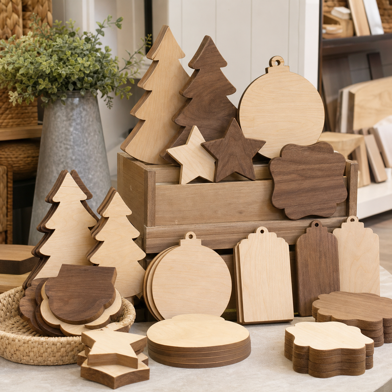 Seasonal Ornament Sign Set