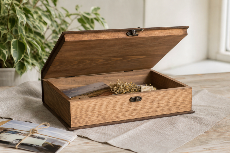 Book-Clasp Memory Box