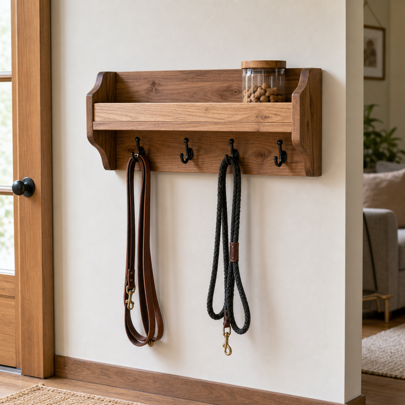 Dog Leash Entry Rack