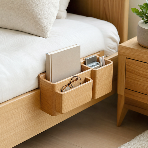 Bedside Hanging Caddy - CHUANRUI custom wood product