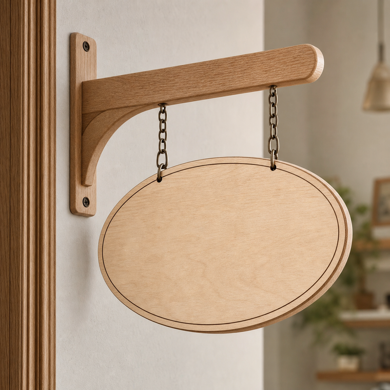 Hanging Oval Room Marker