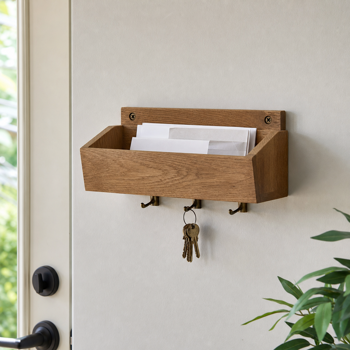 Wall-Mounted Drop Tray - CHUANRUI custom wood product