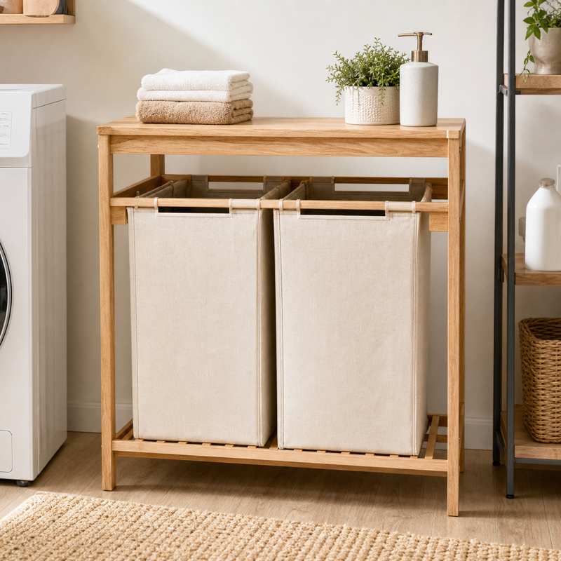 Laundry Shelf Bin Frame