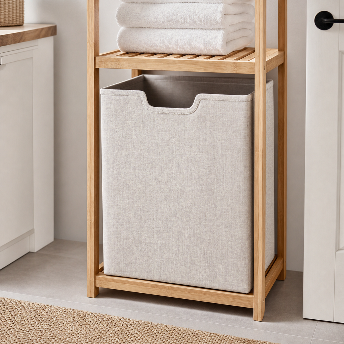 Laundry Shelf Bin Frame - CHUANRUI custom wood product