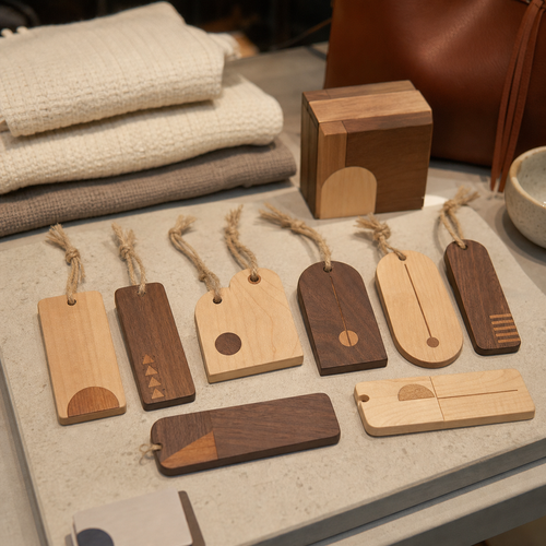 Boutique Price Tag Set - CHUANRUI custom wood product