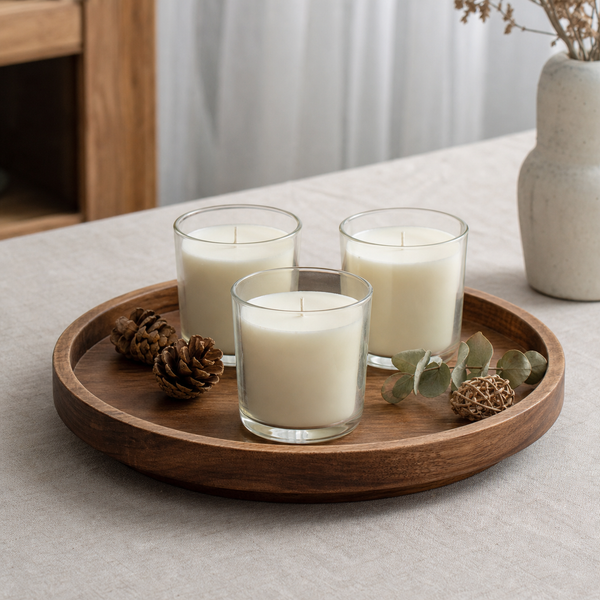 Circular Candle Arrangement Tray