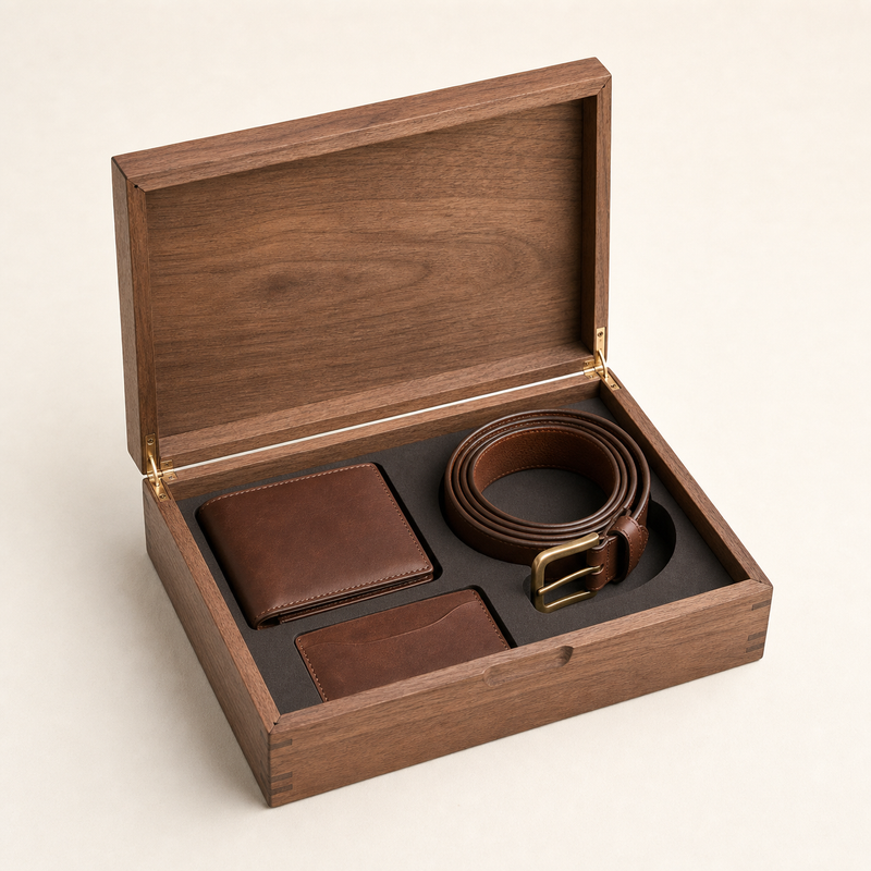 Leather Goods Storage Presentation Case