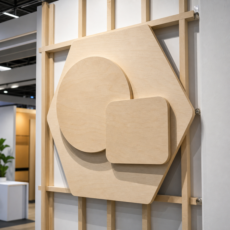 Exhibition Booth Logo Panel
