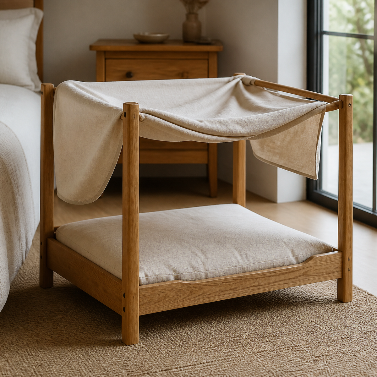 Pet Bed Canopy Frame - CHUANRUI custom wood product