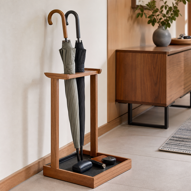 Entryway Umbrella Stand Tray